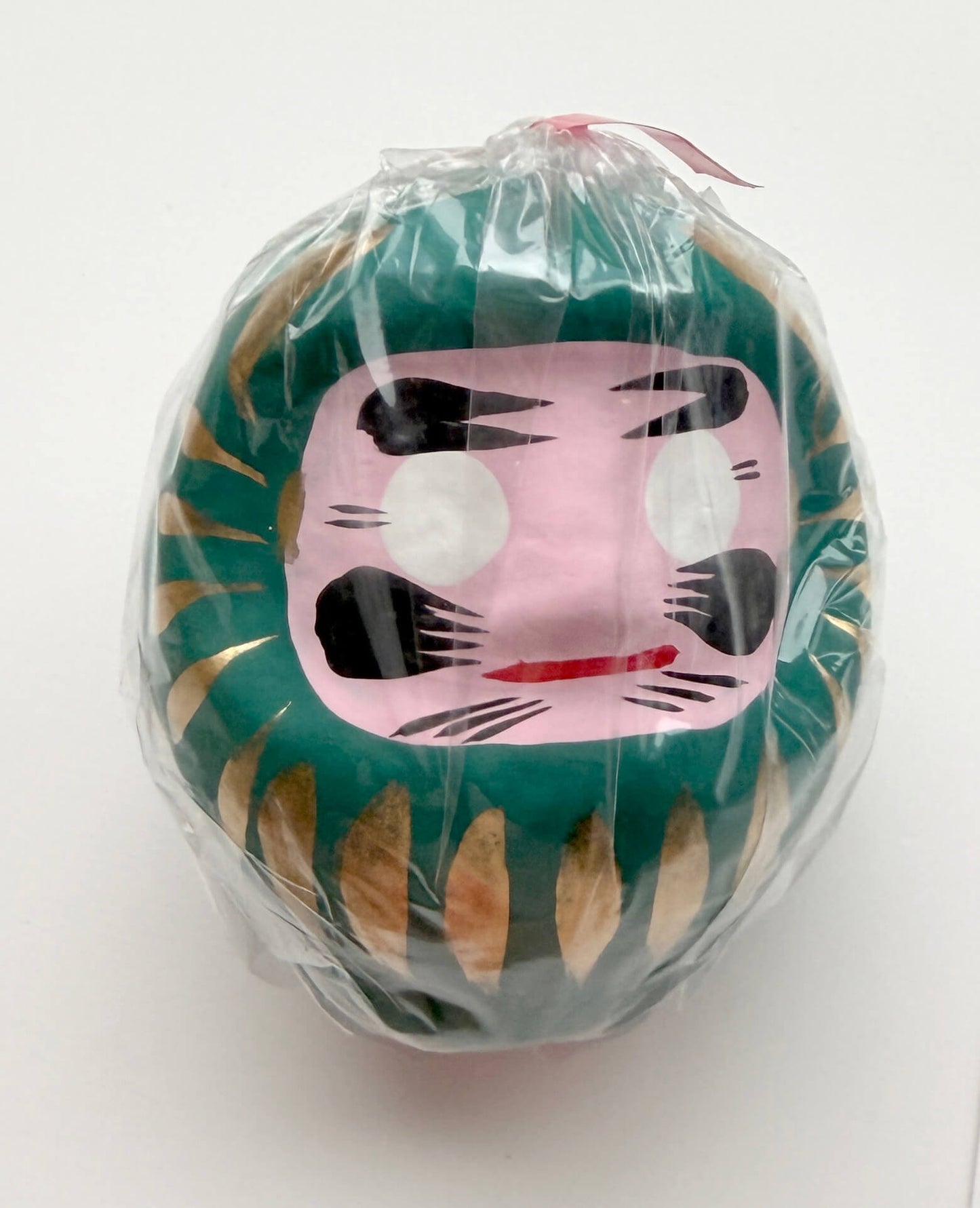 Daruma Doll (Green) – Wish Granting and Goal Achievement