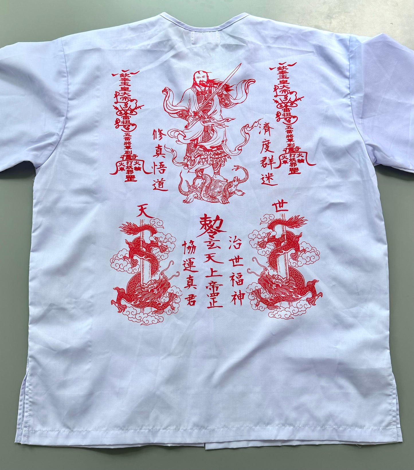 Vegetarian Festival Ceremonial Clothing featuring Xuanwu (玄武)