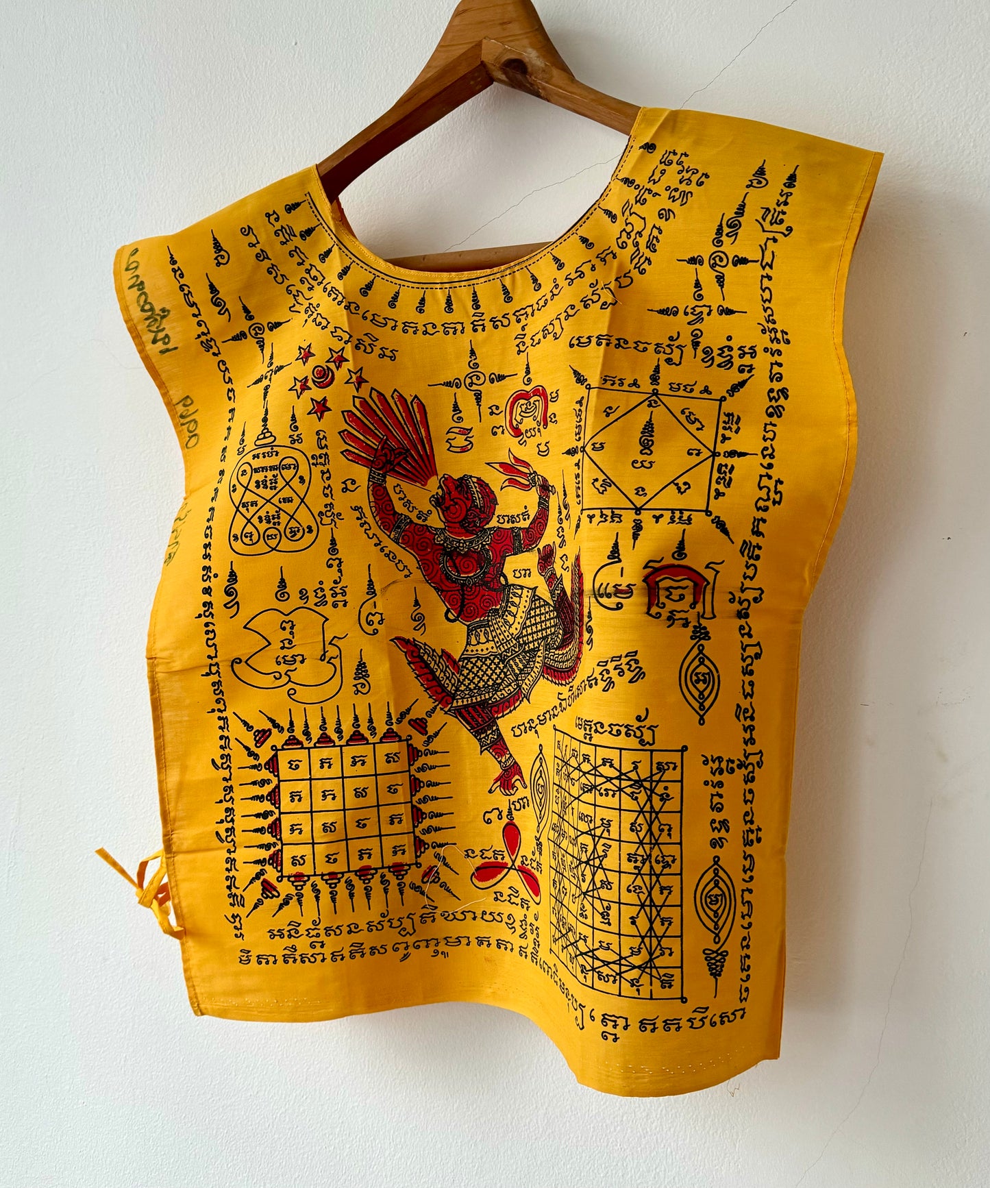 Yant Vest with Hanuman, Salika, and Singha Lion – Ultimate Protection and Power