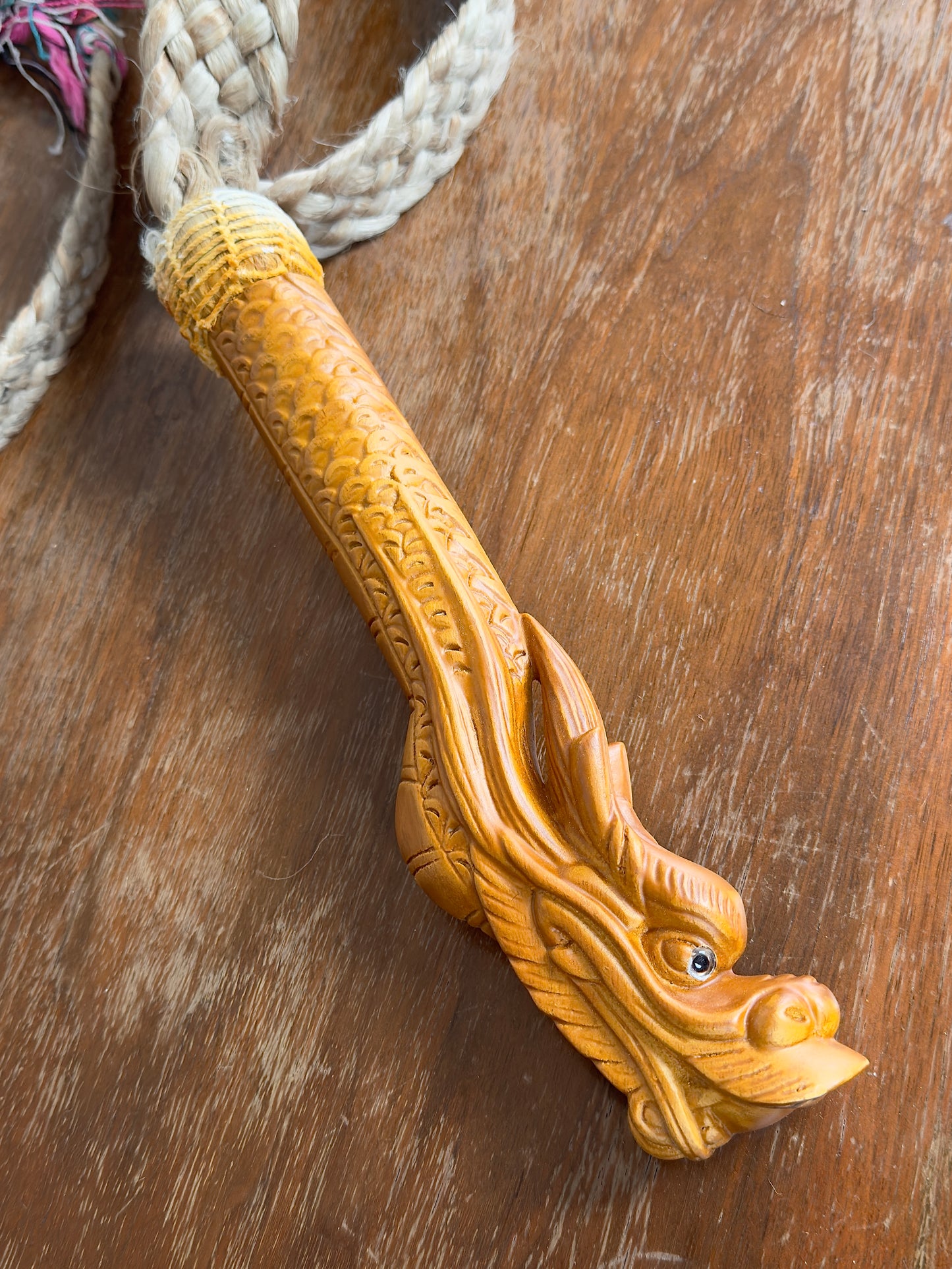 Taoist Spirit Whip / Fa Bian - Dragon - wood