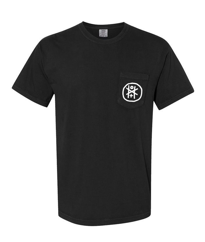 Holy Violence Black Pocket Tee