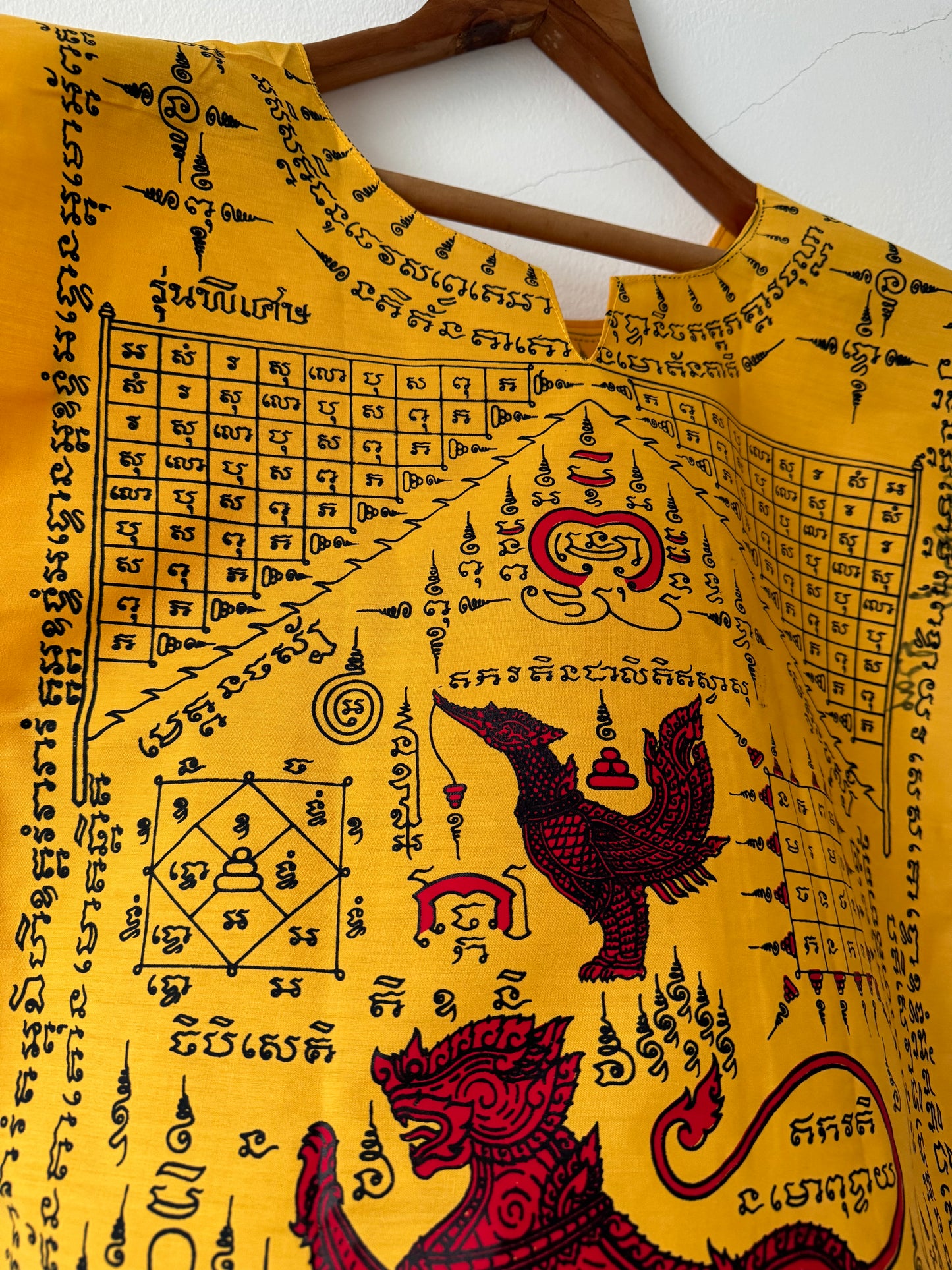 Yant Vest with Hanuman, Salika, and Singha Lion – Ultimate Protection and Power