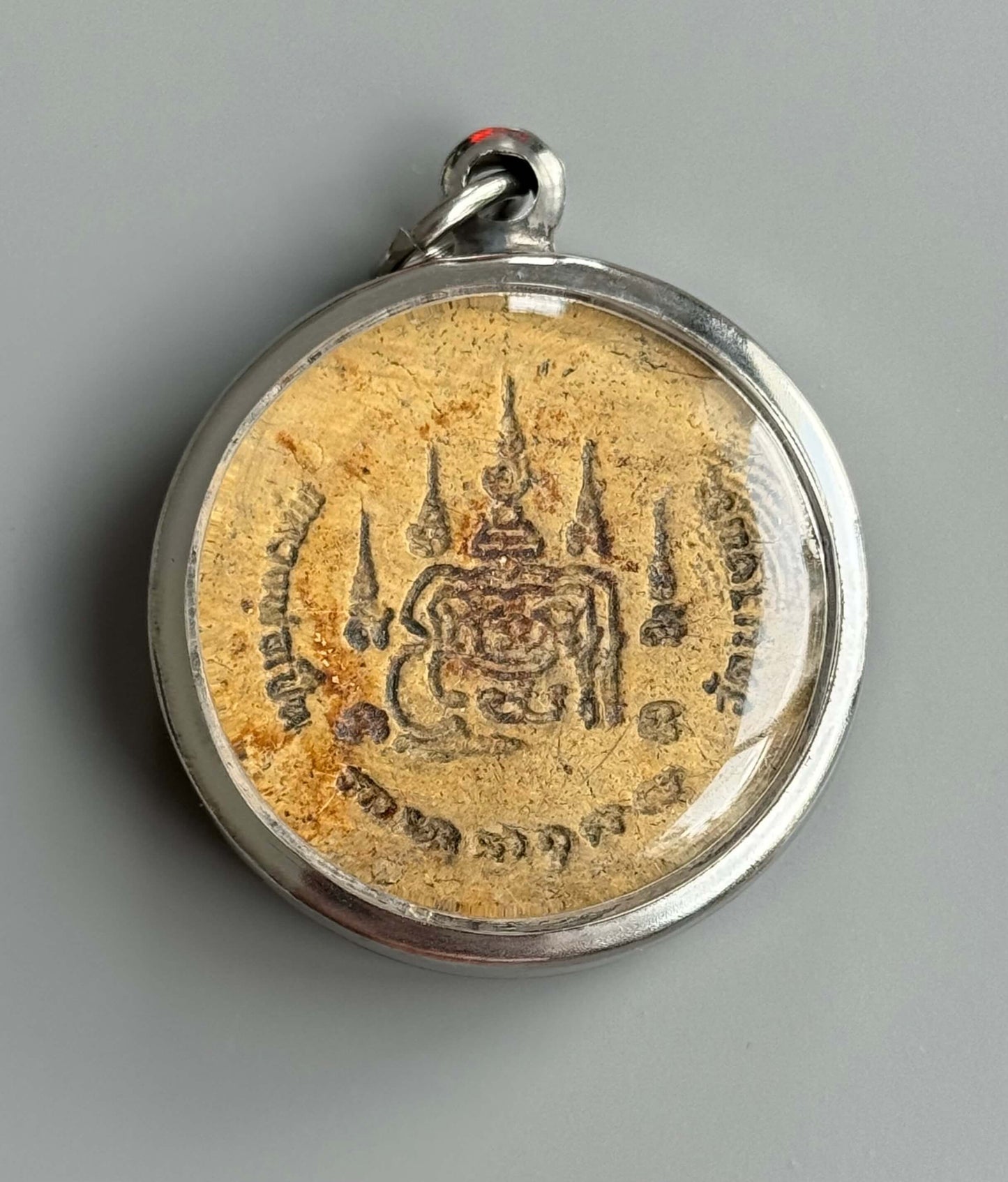 LP Pern Amulet with Tigers and Yantra