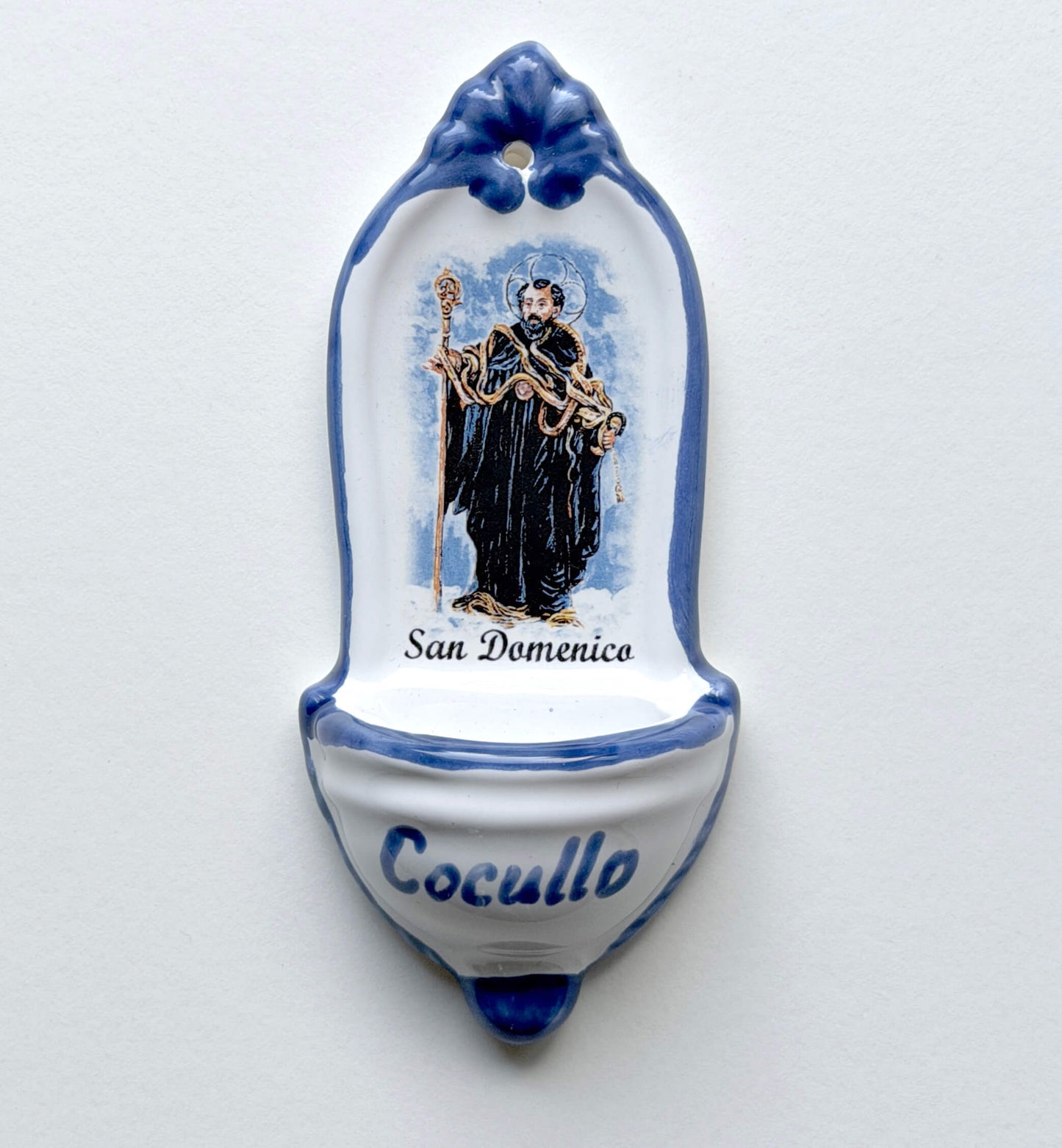 Ceramic Holy Water Font from Cocullo Snake Festival