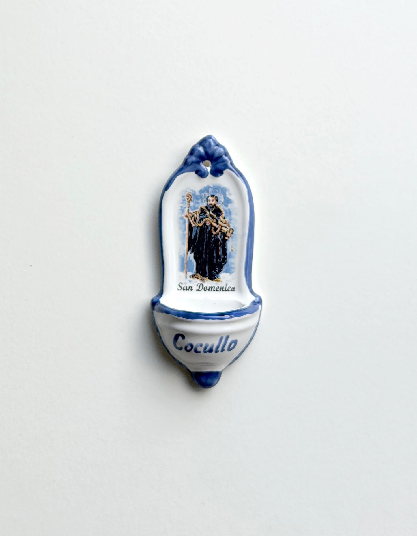 Ceramic Holy Water Font from Cocullo Snake Festival