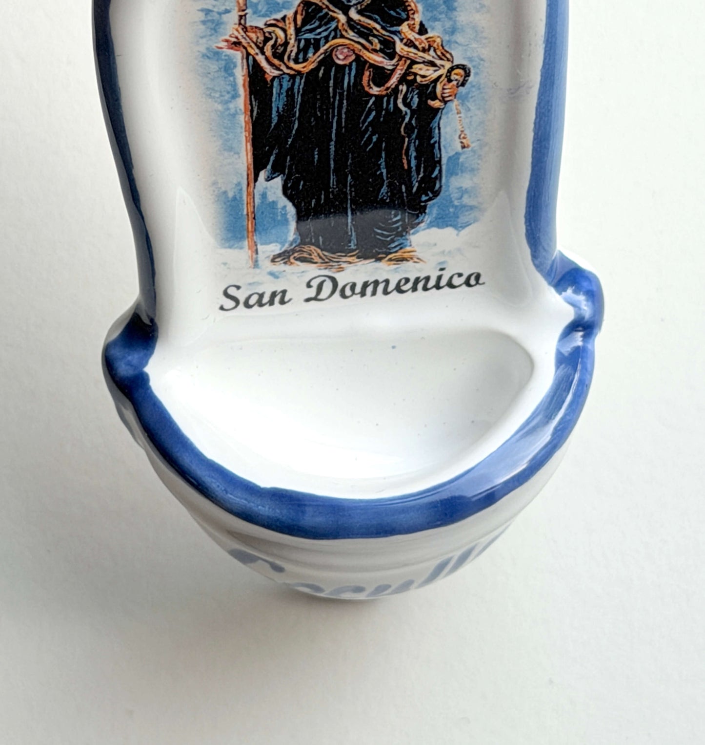 Ceramic Holy Water Font from Cocullo Snake Festival