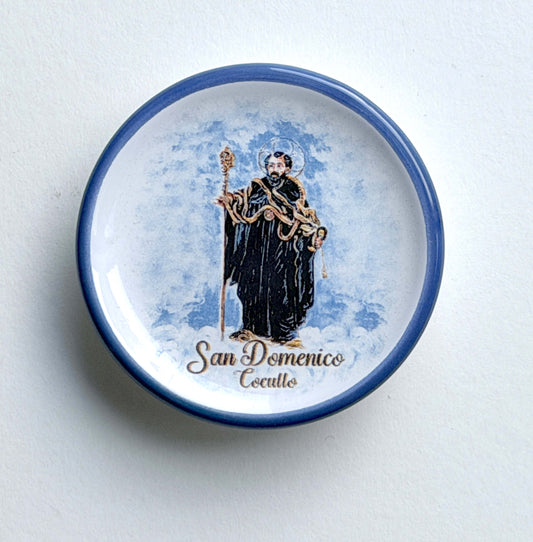 Ceramic Magnet from Cocullo Snake Festival