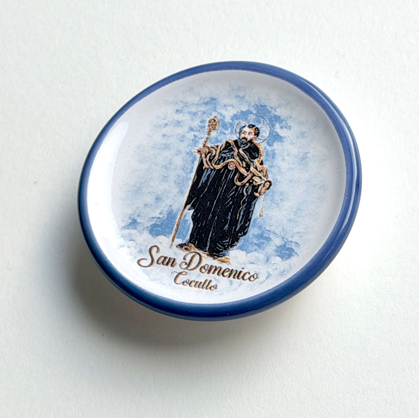 Ceramic Magnet from Cocullo Snake Festival