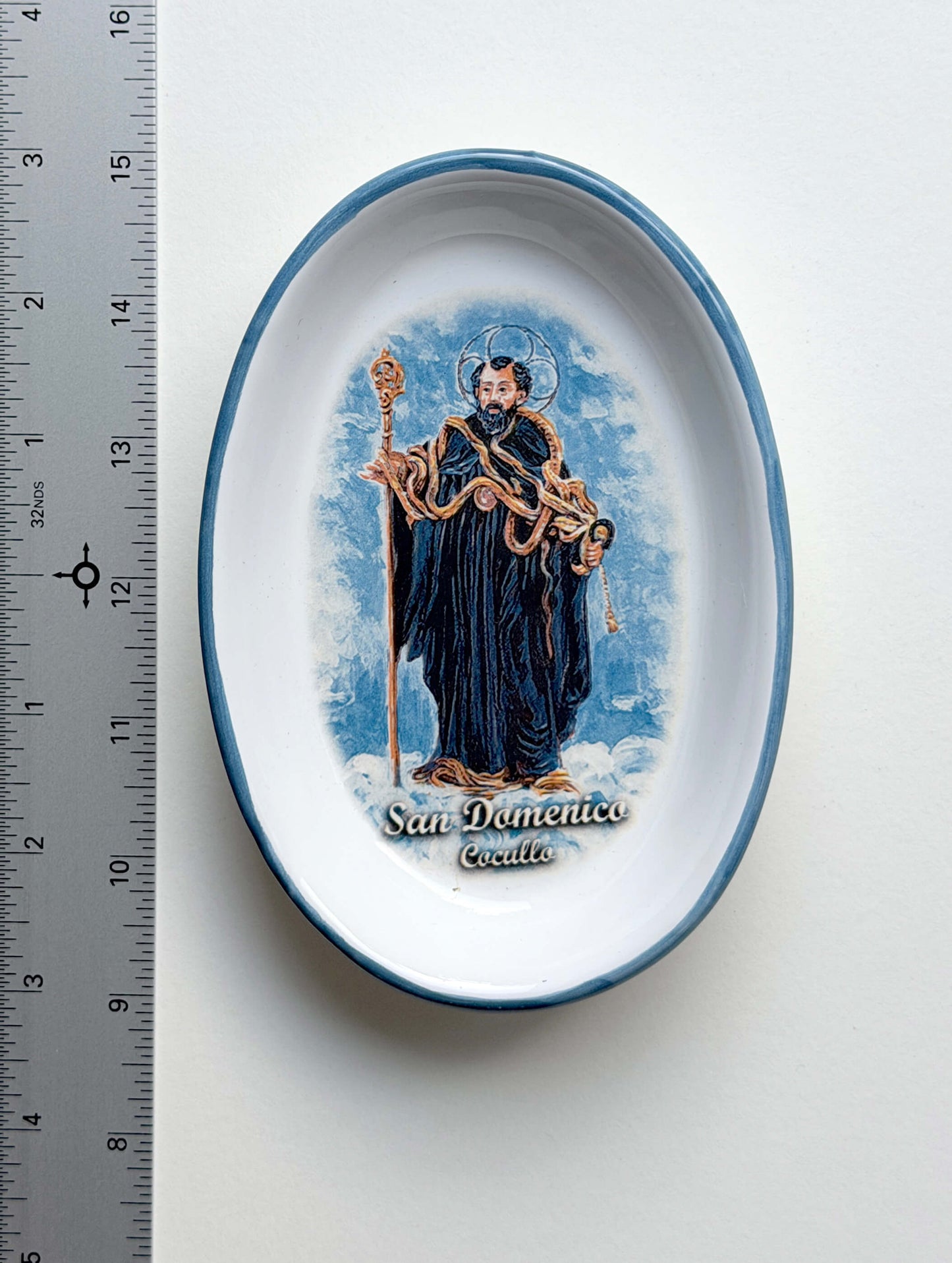 Ceramic Devotional Dish from Cocullo Snake Festival
