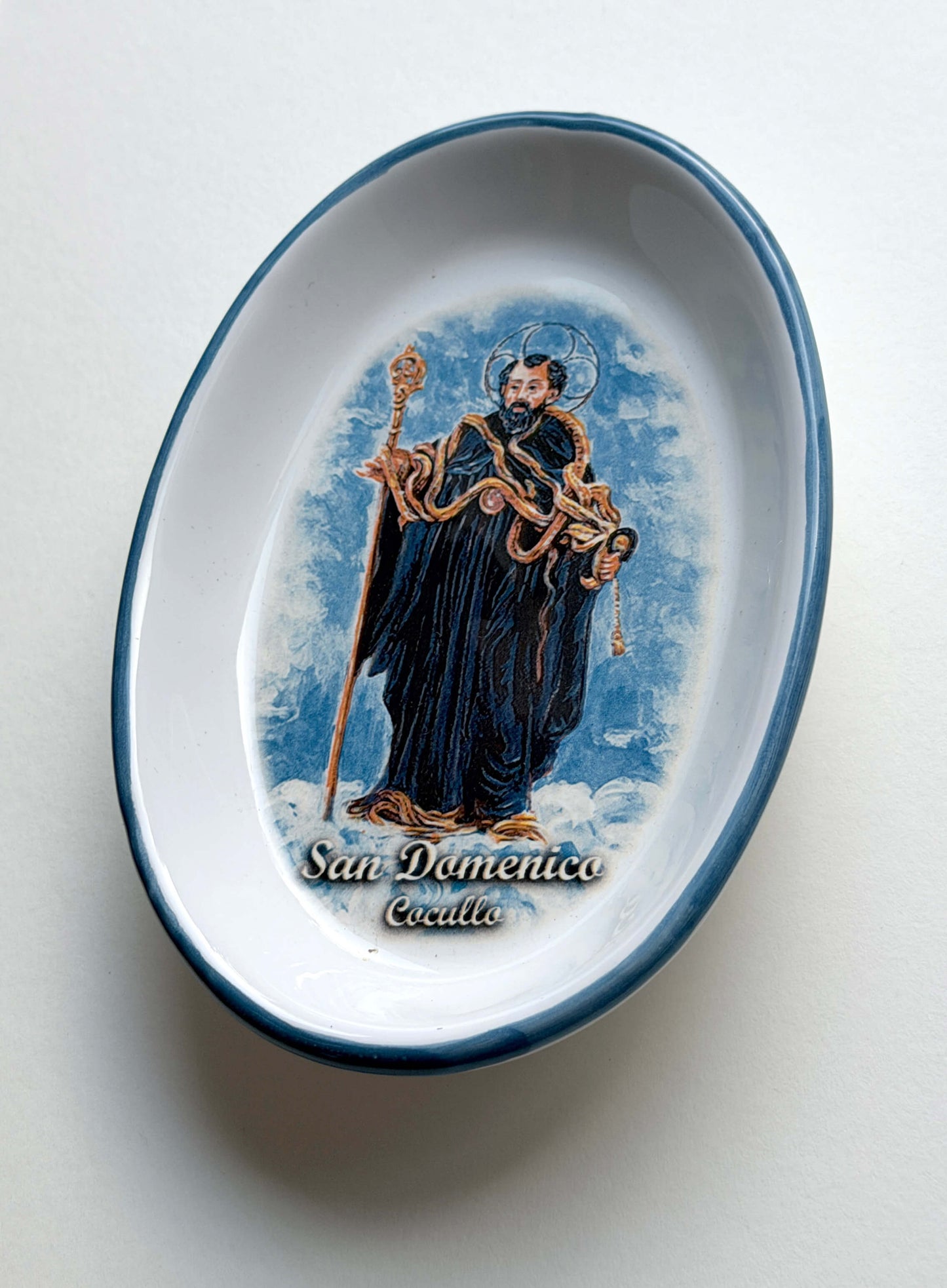 Ceramic Devotional Dish from Cocullo Snake Festival