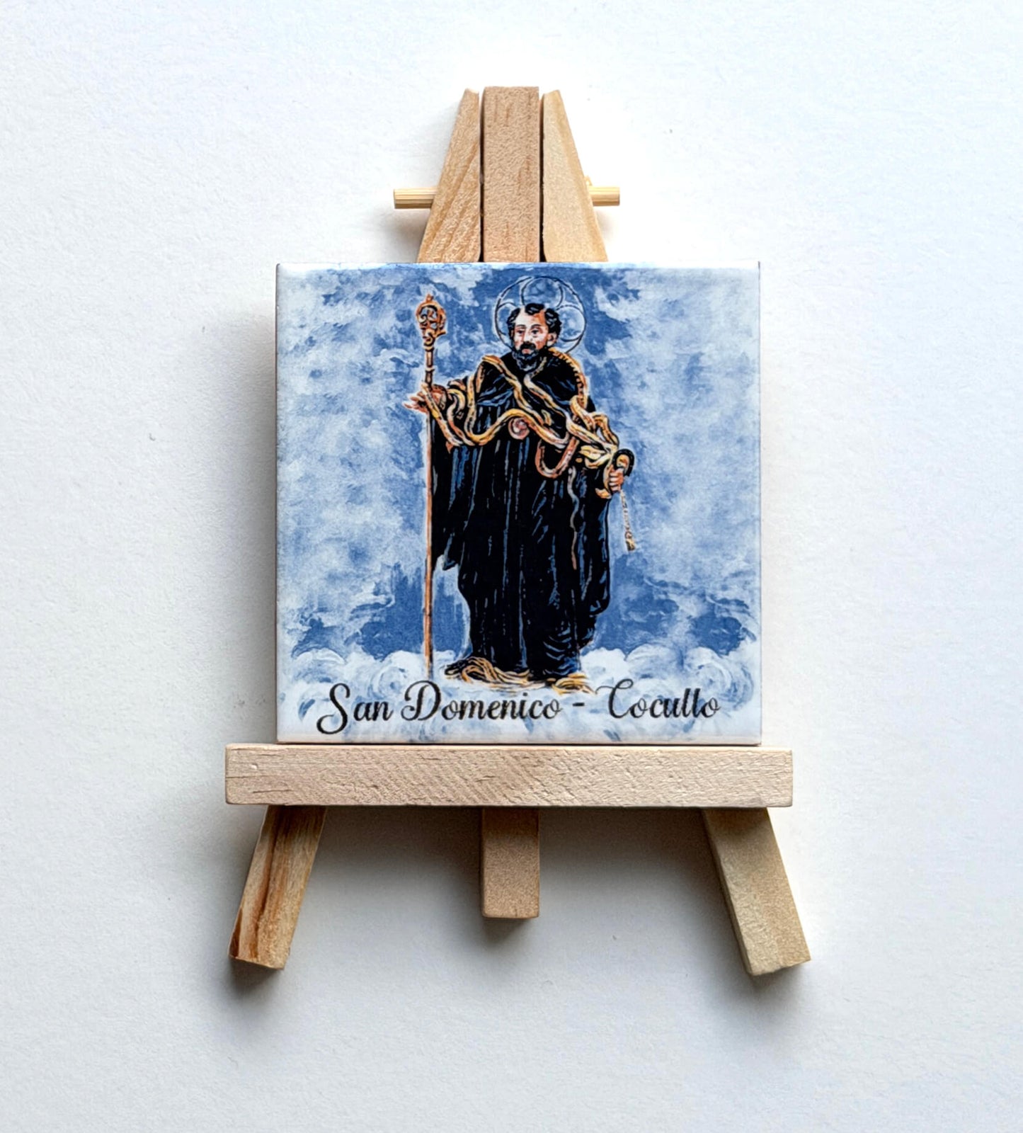 Ceramic Display Tile from Cocullo Snake Festival