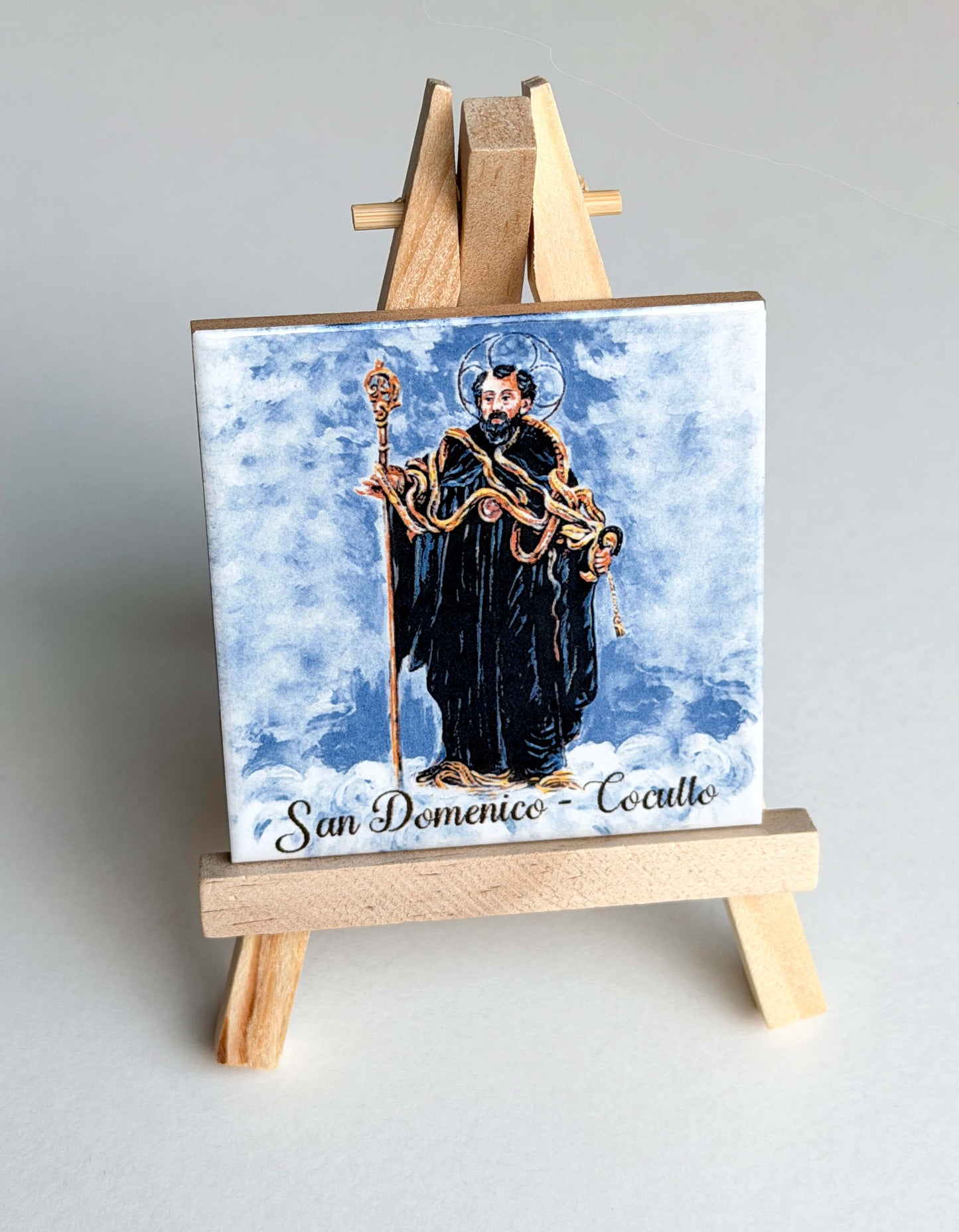 Ceramic Display Tile from Cocullo Snake Festival