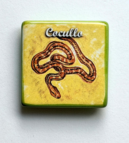 Ceramic Snake Tile from Cocullo Snake Festival