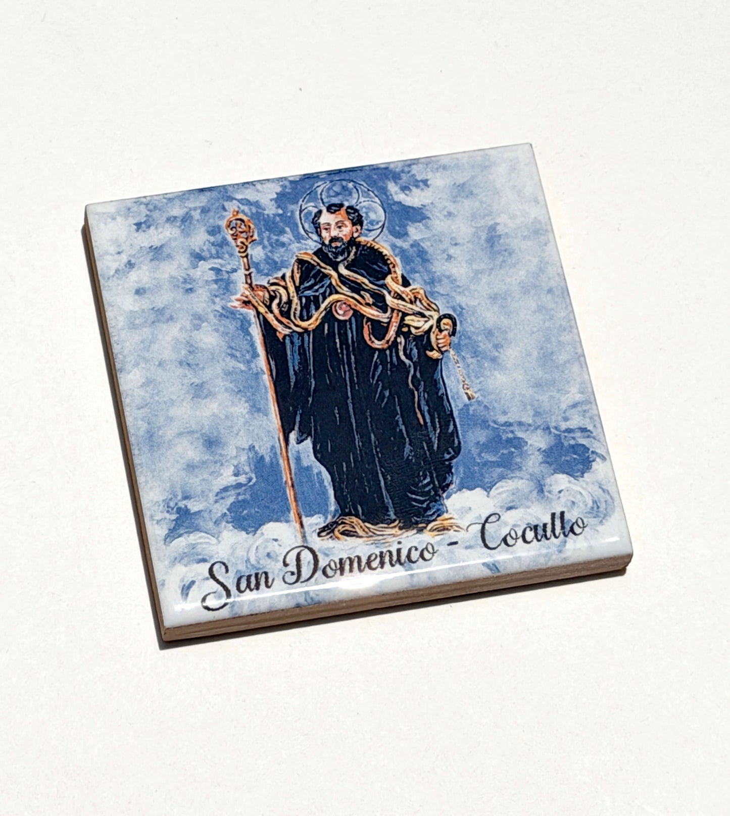Ceramic Display Tile from Cocullo Snake Festival