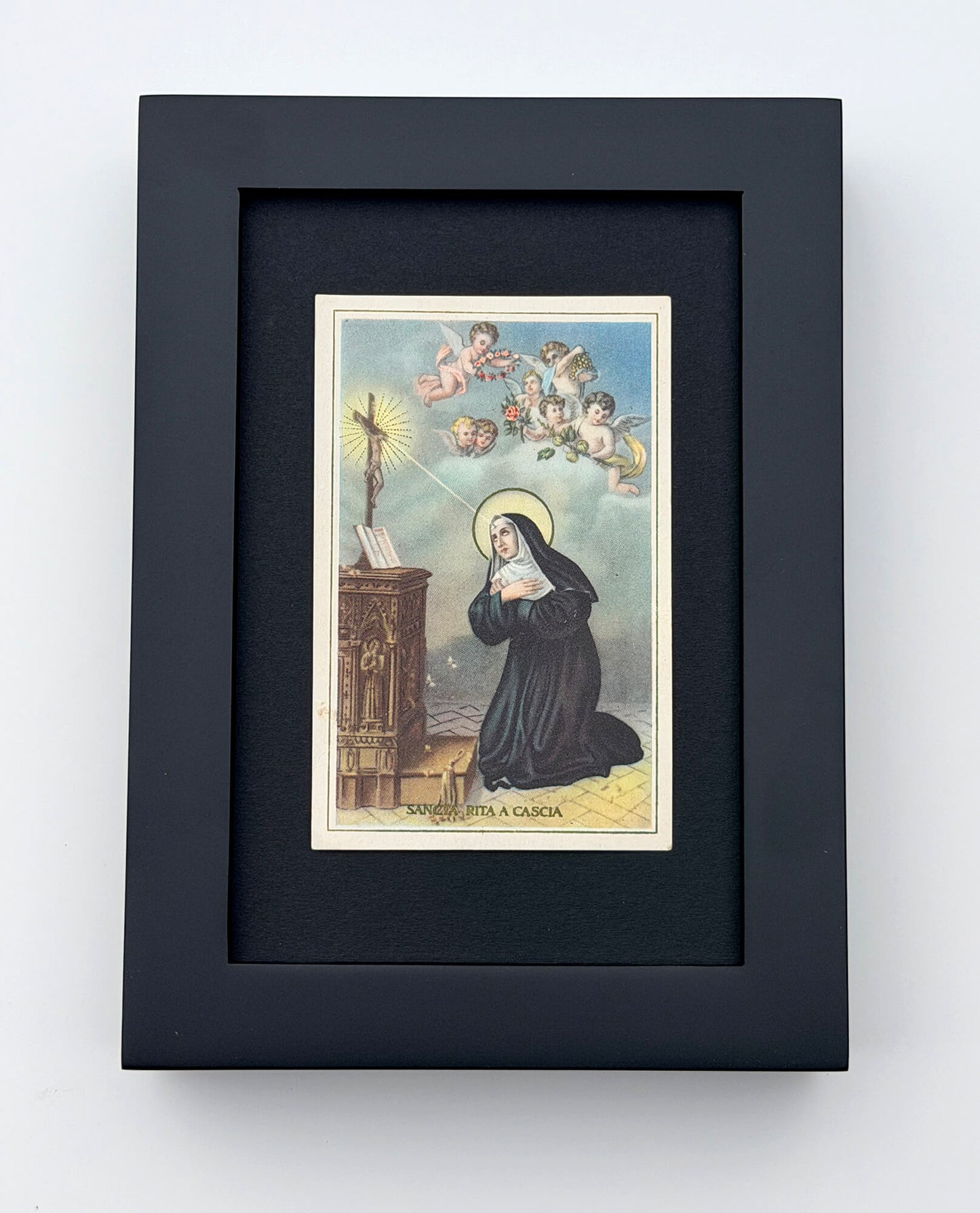 Antique Saint Rita of Cascia Prayer Card