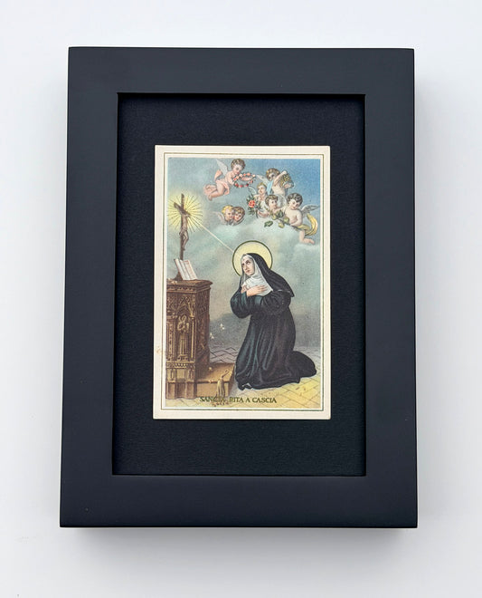 Antique Saint Rita of Cascia Prayer Card