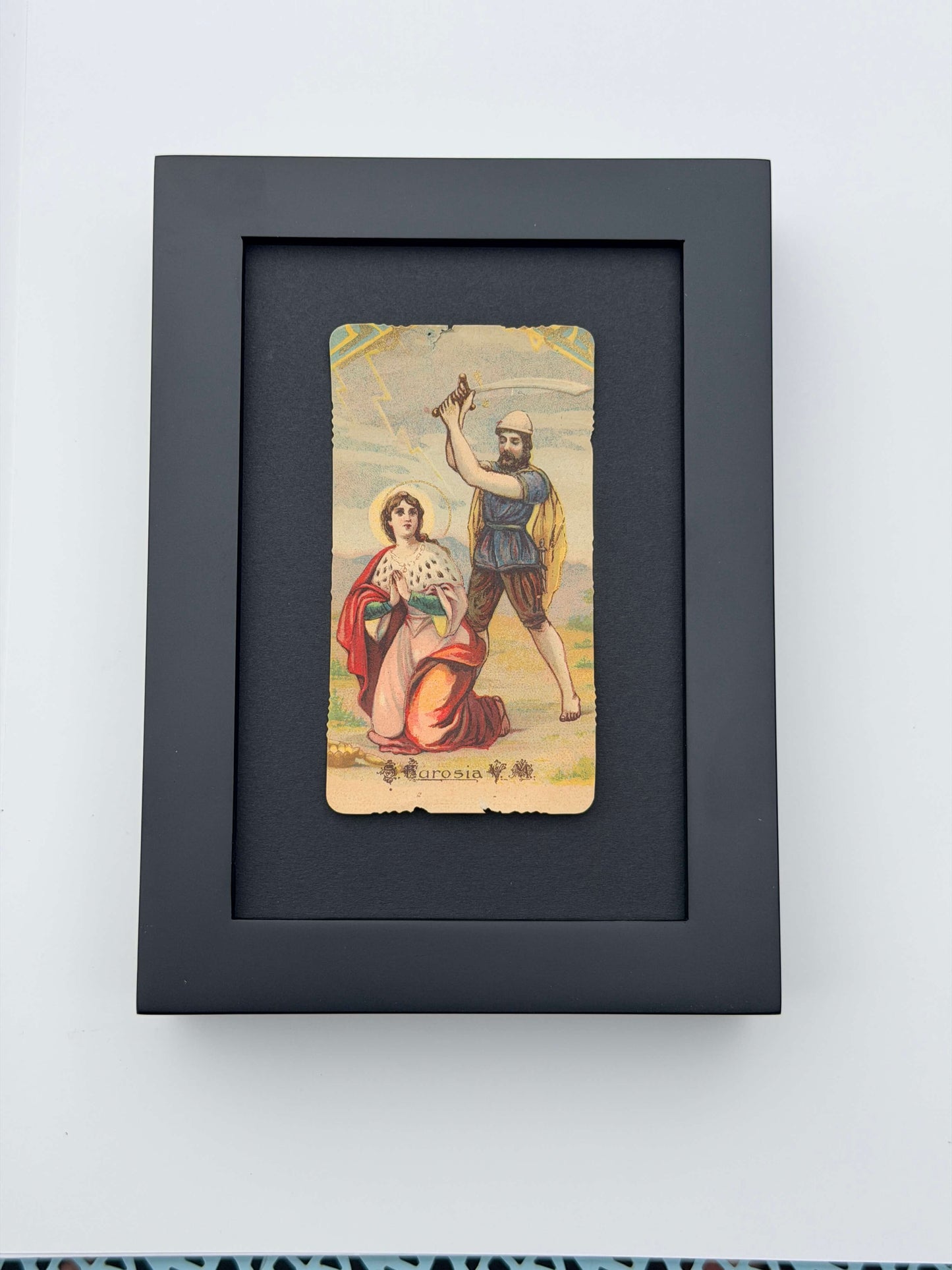 Antique Saint Eurosia Prayer Card