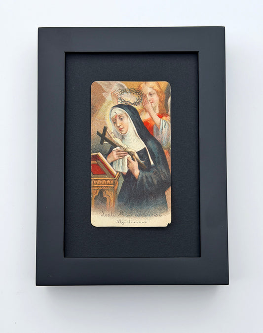 Antique Saint Rita of Cascia Prayer Card