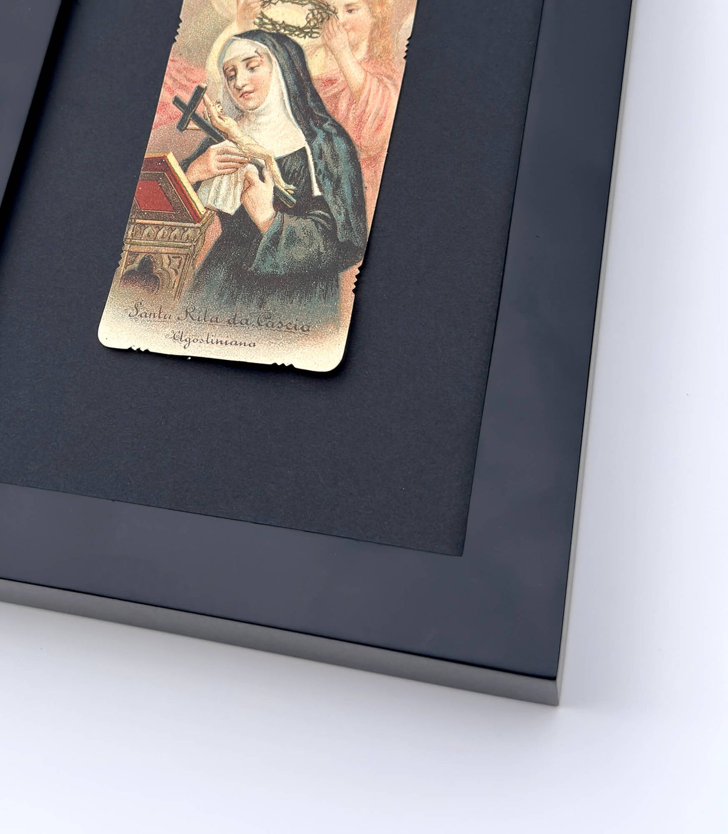 Antique Saint Rita of Cascia Prayer Card - color
