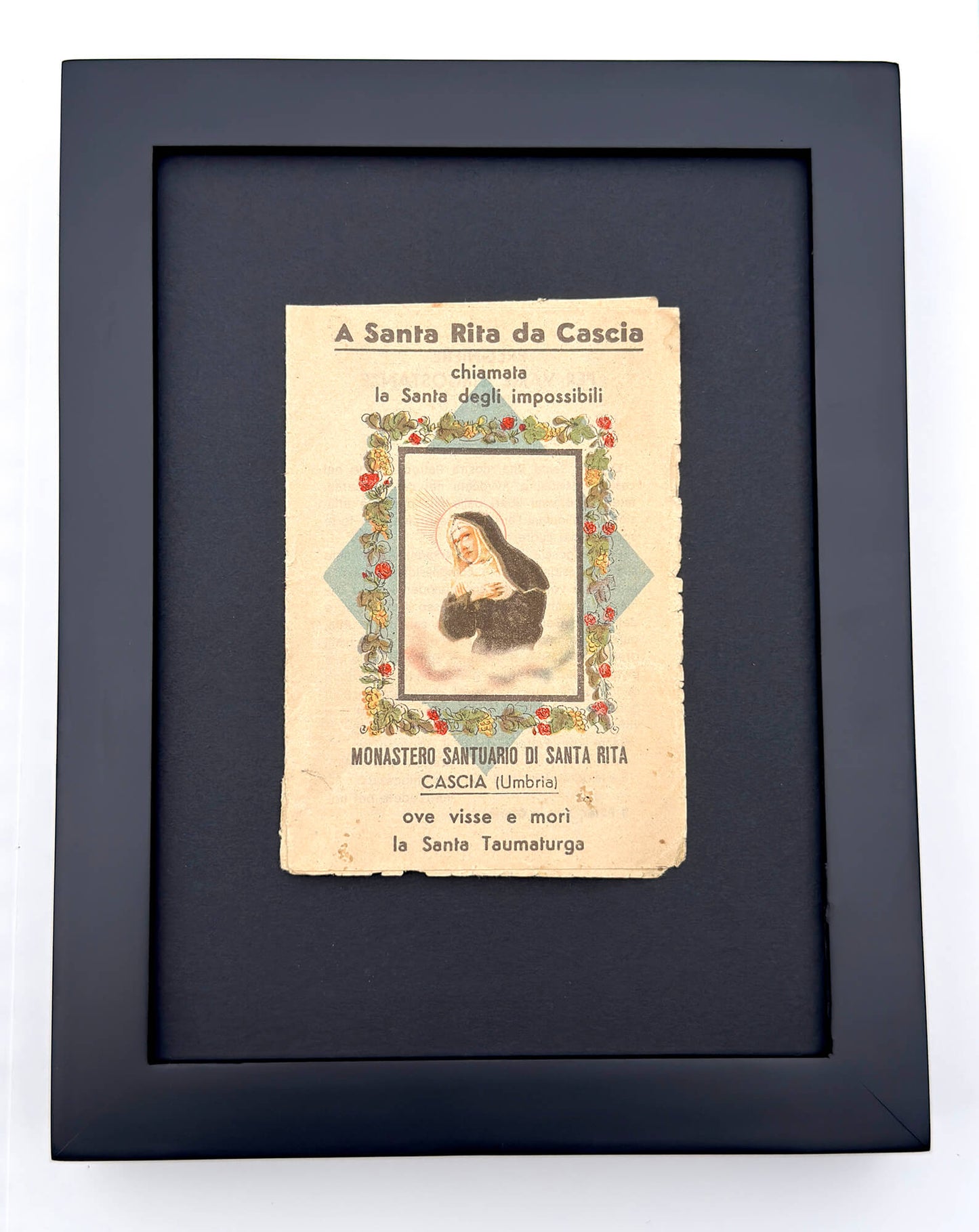 Antique Saint Rita of Cascia Novena Pamphlet