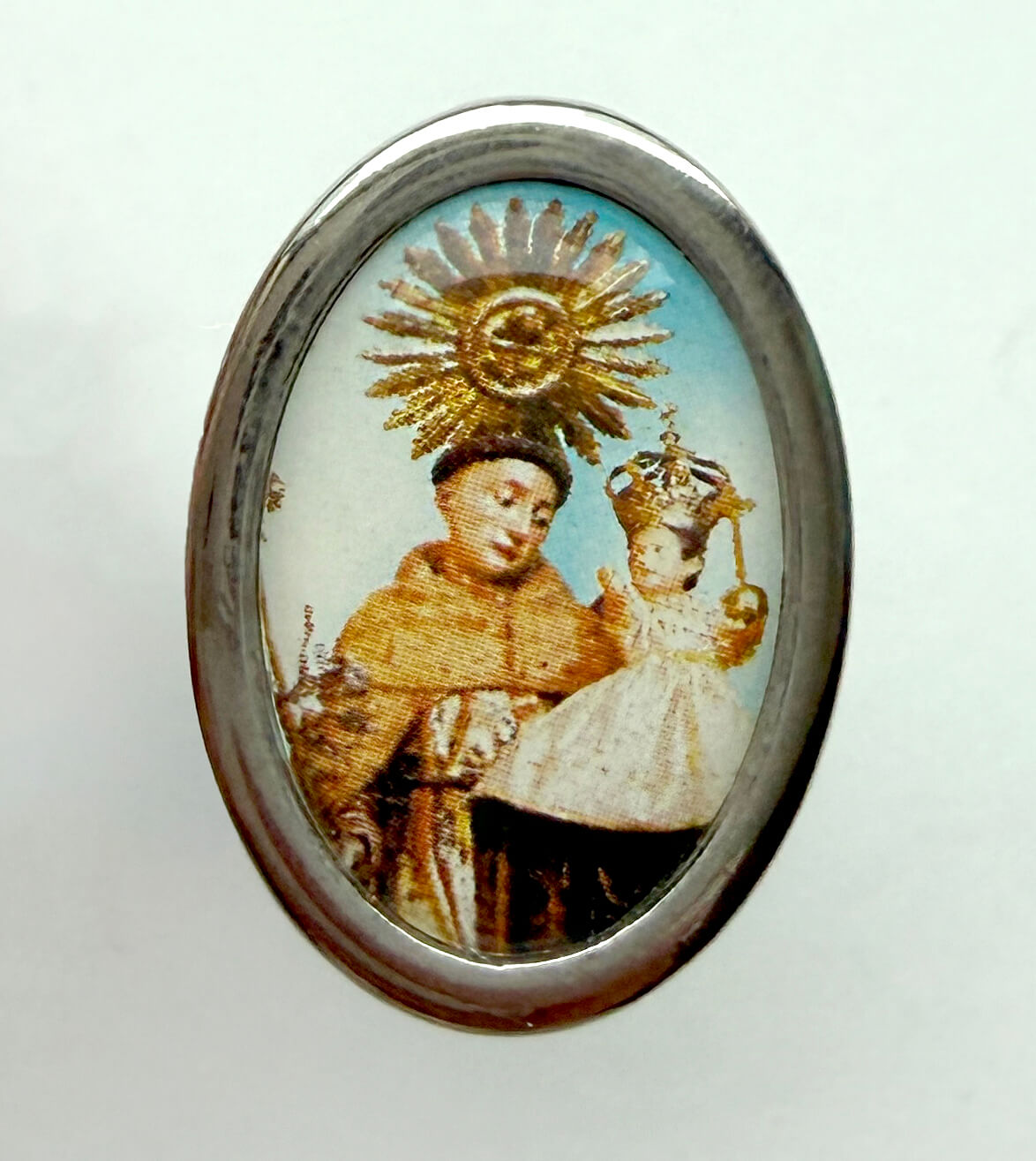 St Anthony of Padua with Child Jesus Pin