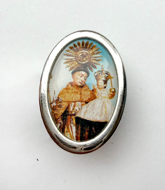 St Anthony of Padua with Child Jesus Pin