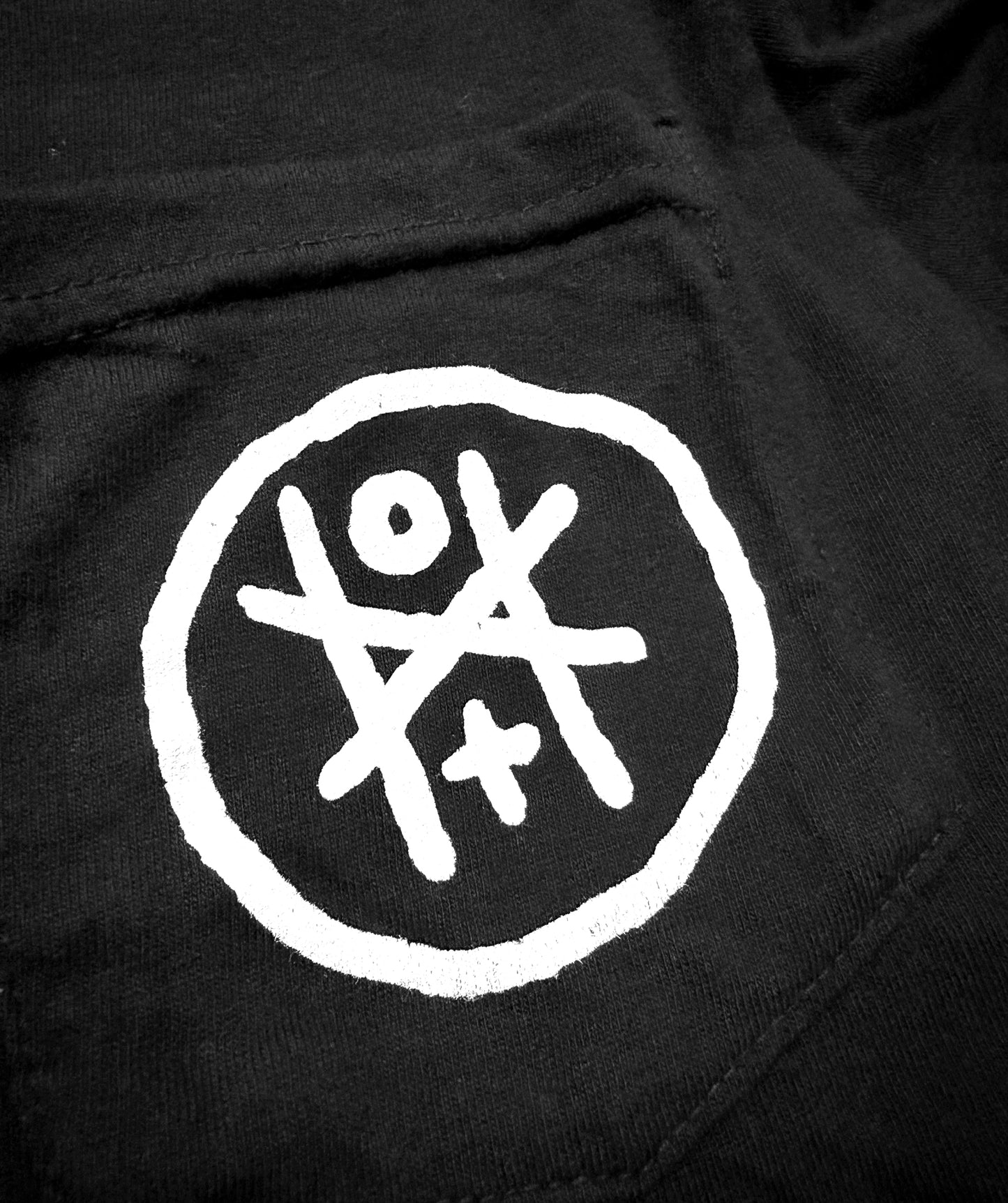 Holy Violence Black Pocket Tee