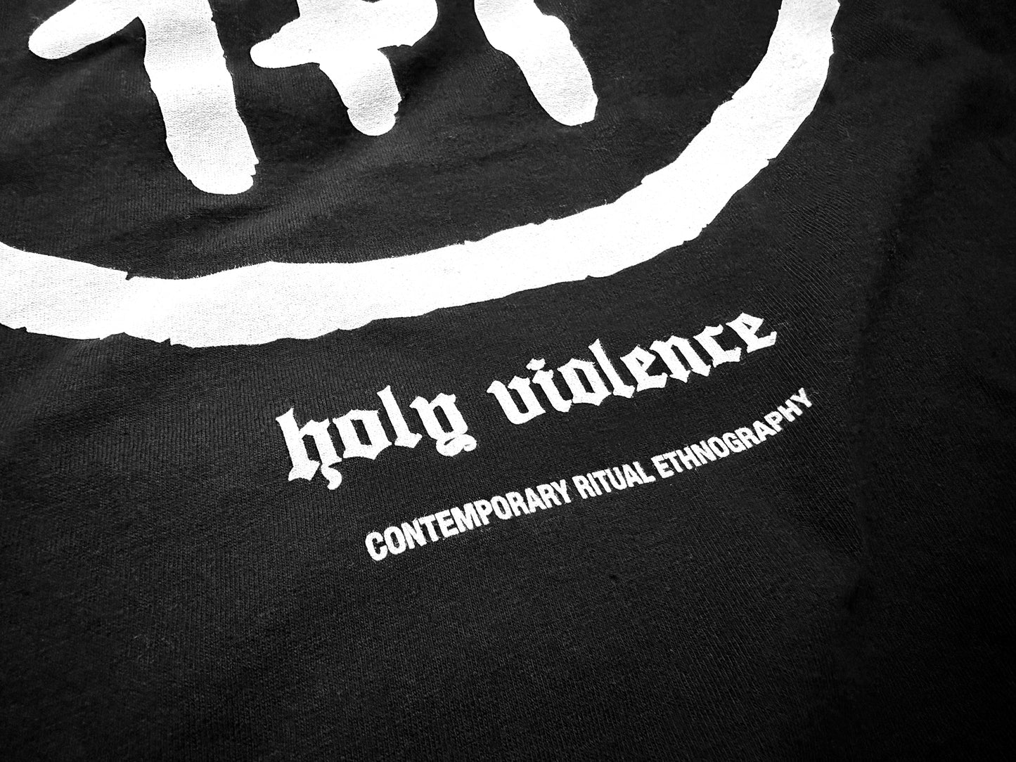Holy Violence Black Pocket Tee
