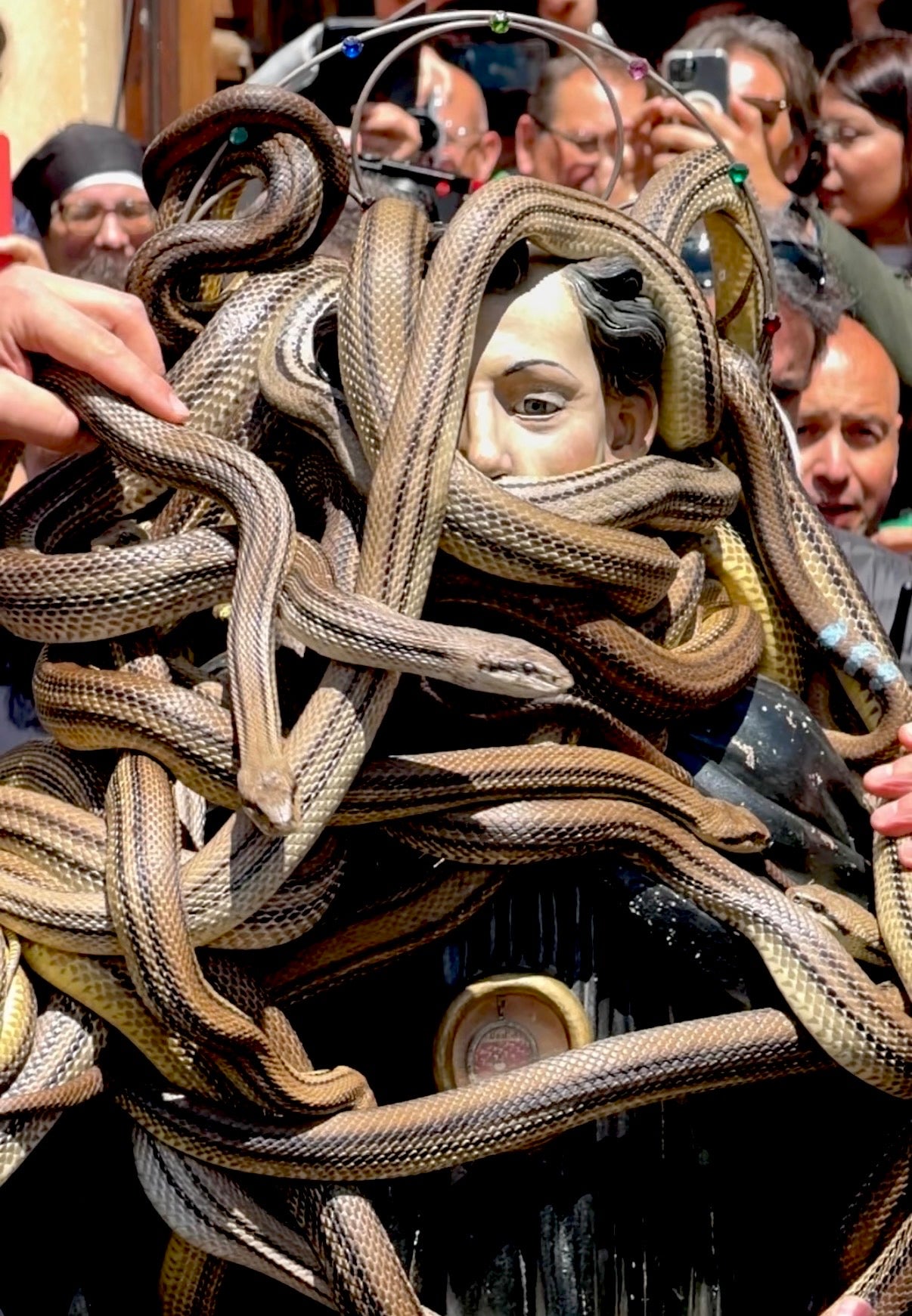 Ceramic Holy Water Font from Cocullo Snake Festival